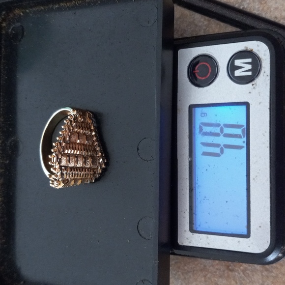 14k Gold Flexable Style Ring 8 1/2 - Picture 12 of 12